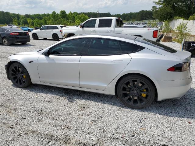 5YJSA1E20JF263310 - 2018 TESLA MODEL S 银色 照片 2