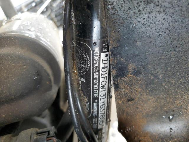 1HD1FCW131Y637695 - 2001 HARLEY-DAVIDSON FLHTCUI იასამნისფერი ფოტო 10