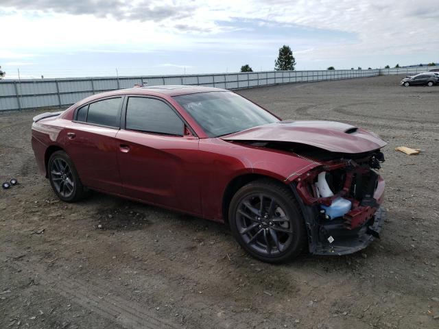 2C3CDXMG4NH221710 - 2022 DODGE CHARGER GT RED photo 4