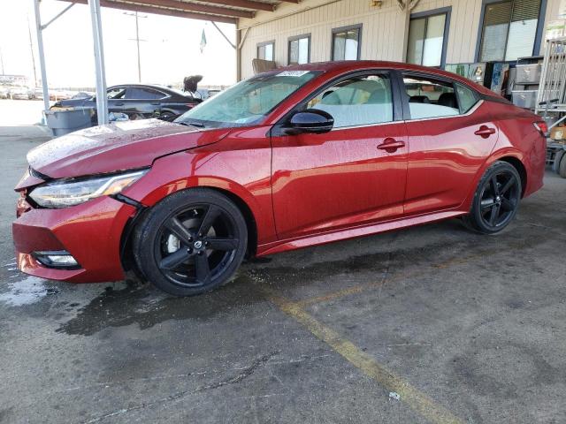 3N1AB8DV8MY325805 - 2021 NISSAN SENTRA SR RED photo 1