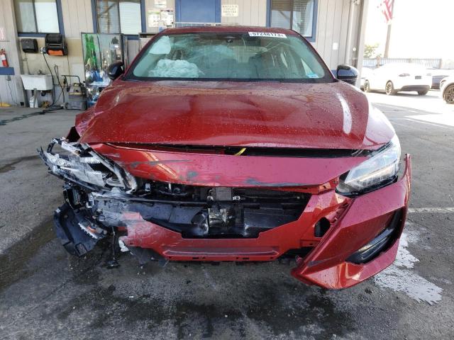 3N1AB8DV8MY325805 - 2021 NISSAN SENTRA SR RED photo 5