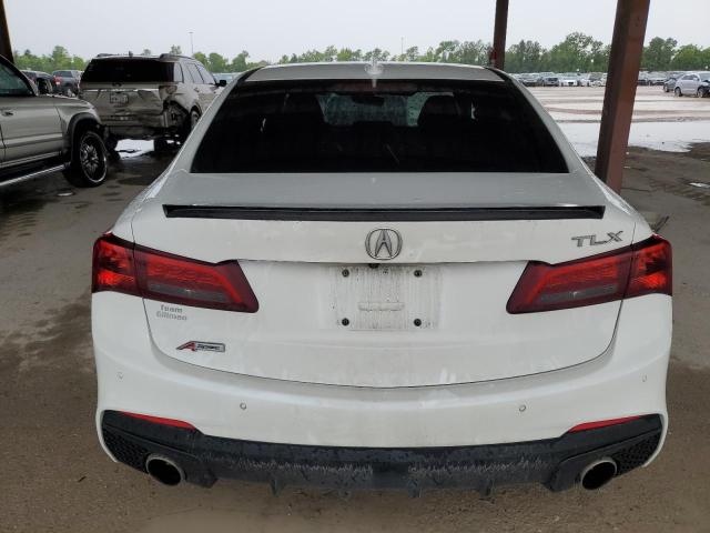 19UUB2F63JA011655 - 2018 ACURA TLX TECH+A WHITE photo 6