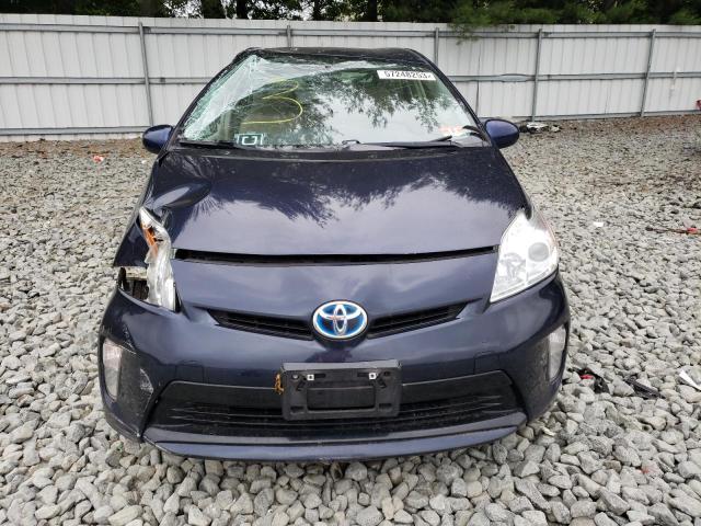 JTDKN3DU8F0477633 - 2015 TOYOTA PRIUS BLUE photo 5