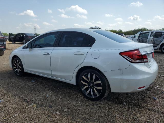 19XFB2F92FE025620 - 2015 HONDA CIVIC EXL WHITE photo 2
