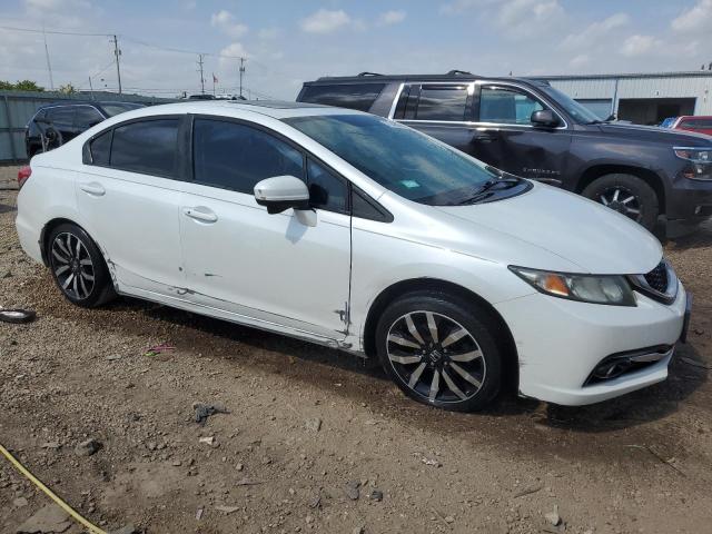 19XFB2F92FE025620 - 2015 HONDA CIVIC EXL WHITE photo 4