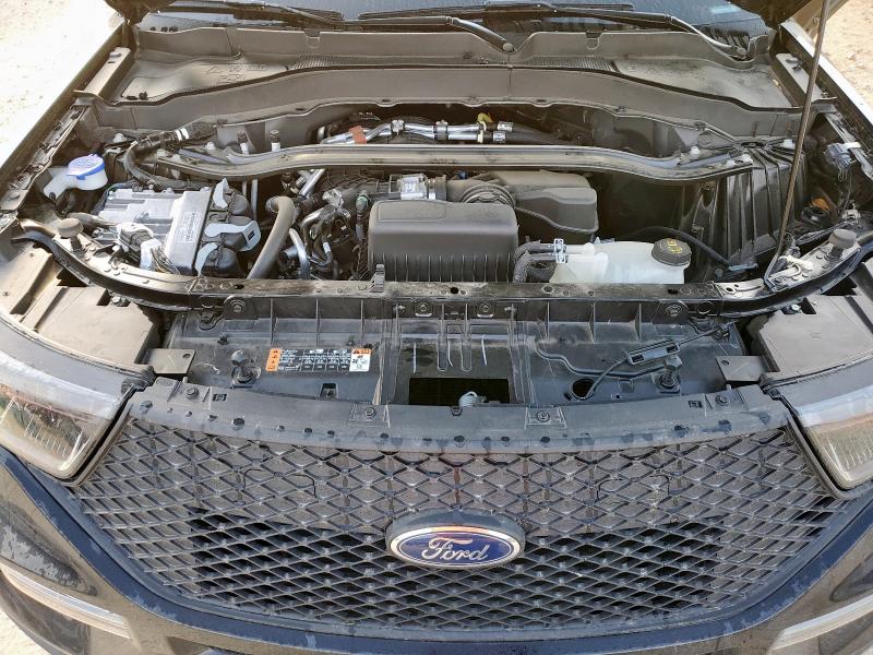1FM5K8AB7SGA28608 - 2025 FORD EXPLORER POLICE INTERCEPTOR შავი ფოტო 11