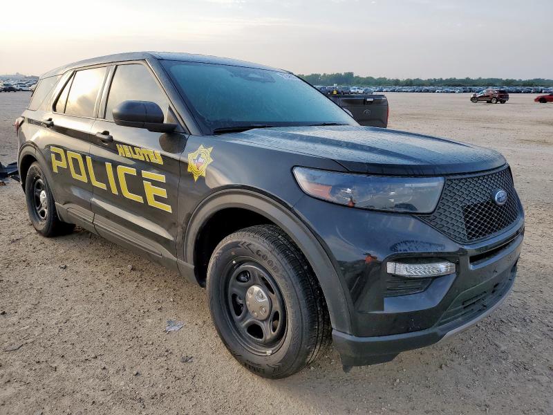 1FM5K8AB7SGA28608 - 2025 FORD EXPLORER POLICE INTERCEPTOR შავი ფოტო 4