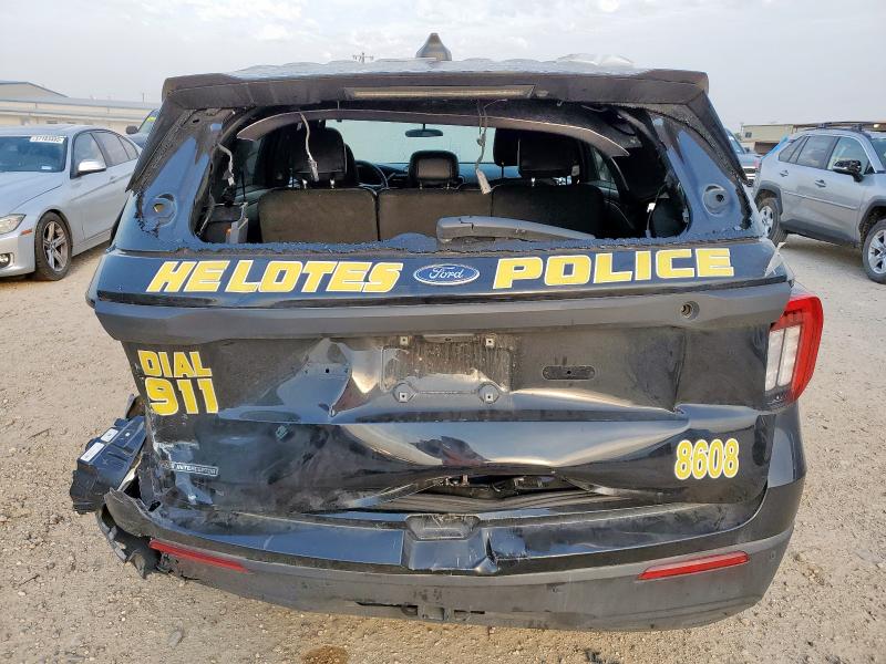 1FM5K8AB7SGA28608 - 2025 FORD EXPLORER POLICE INTERCEPTOR შავი ფოტო 6