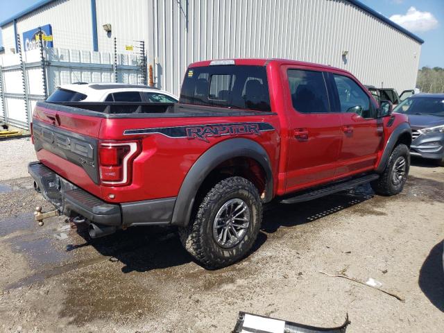 1FTFW1RG8LFA90854 - 2020 FORD F150 RAPTOR RED photo 3