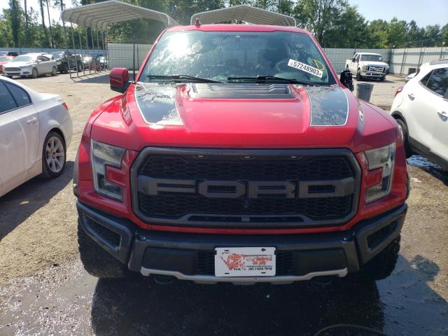 1FTFW1RG8LFA90854 - 2020 FORD F150 RAPTOR RED photo 5