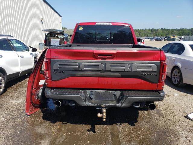 1FTFW1RG8LFA90854 - 2020 FORD F150 RAPTOR RED photo 6