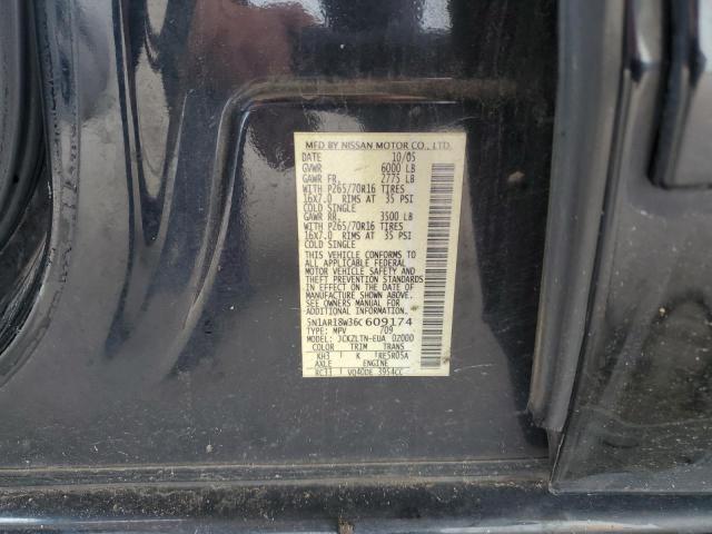 5N1AR18W36C609174 - 2006 NISSAN PATHFINDER LE 黑色 照片 13