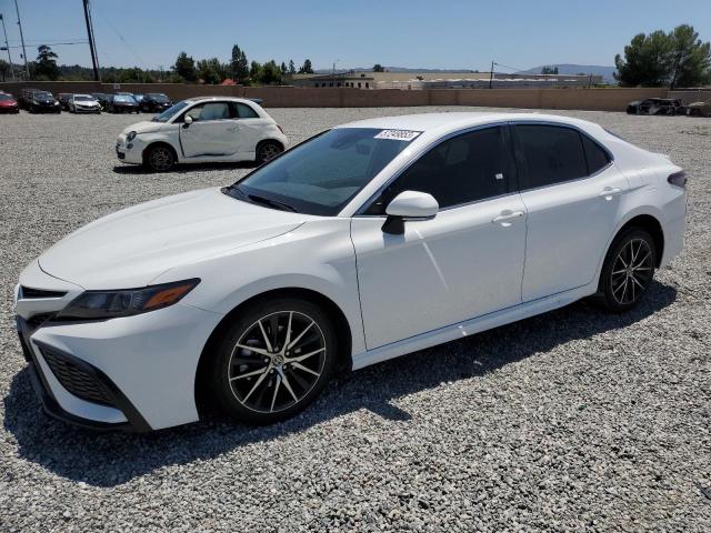 4T1G11AK8PU102842 - 2023 TOYOTA CAMRY SE NIGHT SHADE WHITE photo 1