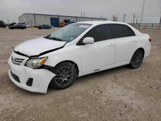 2T1BU4EE9DC125132 - 2013 TOYOTA COROLLA BASE WHITE photo 1