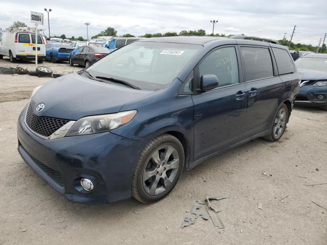 5TDXK3DC4BS043741 - 2011 TOYOTA SIENNA SPORT BLUE photo 1