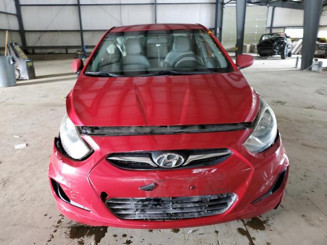 KMHCT4AE0CU043445 - 2012 HYUNDAI ACCENT GLS RED photo 5