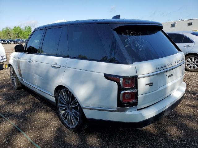 SALGV2SE7LA595246 - 2020 LAND ROVER RANGE ROVE AUTOBIOGRAPHY WHITE photo 2