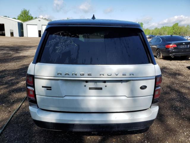 SALGV2SE7LA595246 - 2020 LAND ROVER RANGE ROVE AUTOBIOGRAPHY WHITE photo 6