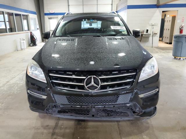 4JGDA5HB0FA590281 - 2015 MERCEDES-BENZ ML 350 4MATIC BLACK photo 5