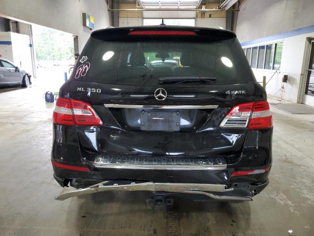 4JGDA5HB0FA590281 - 2015 MERCEDES-BENZ ML 350 4MATIC BLACK photo 6