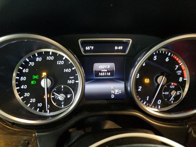 4JGDA5HB0FA590281 - 2015 MERCEDES-BENZ ML 350 4MATIC BLACK photo 9