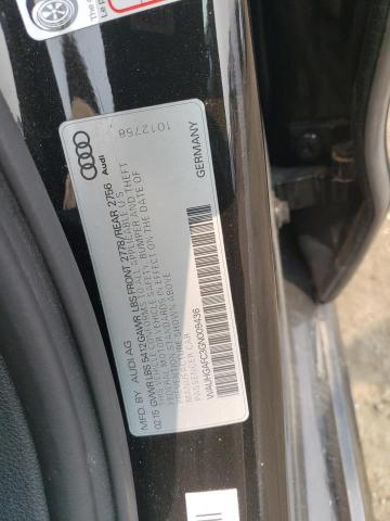 WAUHGAFC3GN009436 - 2016 AUDI A6 PRESTIGE შავი ფოტო 12