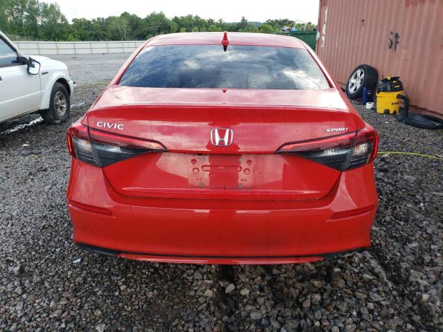 2HGFE2F54NH550848 - 2022 HONDA CIVIC SPORT 红色 照片 6