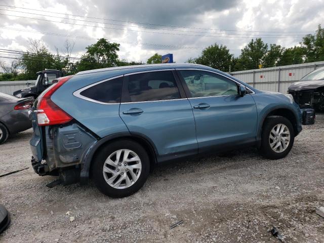 5J6RM4H7XGL067549 - 2016 HONDA CR-V EXL BLUE photo 3