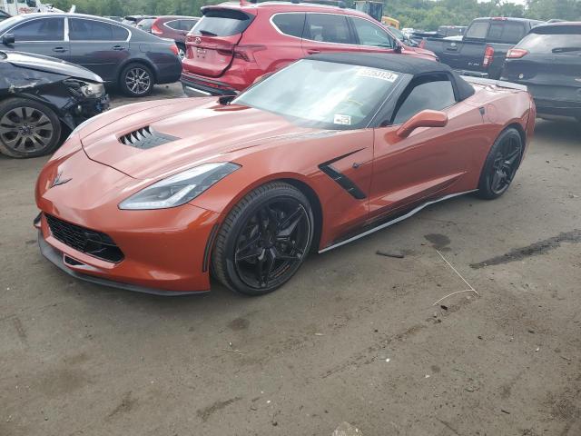 1G1YF3D76G5108817 - 2016 CHEVROLET CORVETTE STINGRAY 3LT ORANGE photo 1