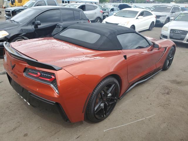 1G1YF3D76G5108817 - 2016 CHEVROLET CORVETTE STINGRAY 3LT ORANGE photo 10