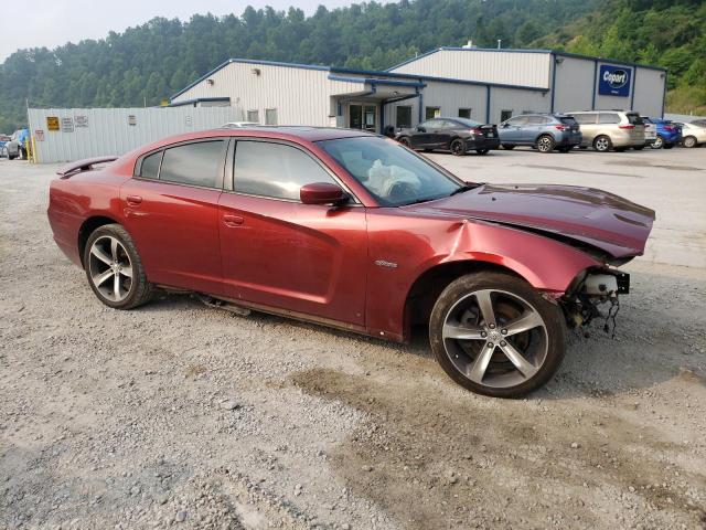 2C3CDXCT4EH253796 - 2014 DODGE CHARGER R/T MAROON photo 4