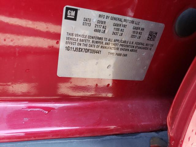 1G11J5SX7DF339441 - 2013 CHEVROLET MALIBU LTZ Qırmızı foto 13