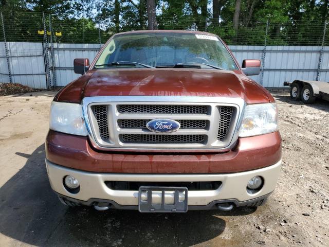 1FTPW14V67KD14100 - 2007 FORD F150 SUPERCREW BROWN photo 5