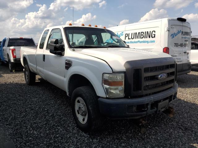 1FTWX31R28EB85638 - 2008 FORD F350 SRW SUPER DUTY WHITE photo 4