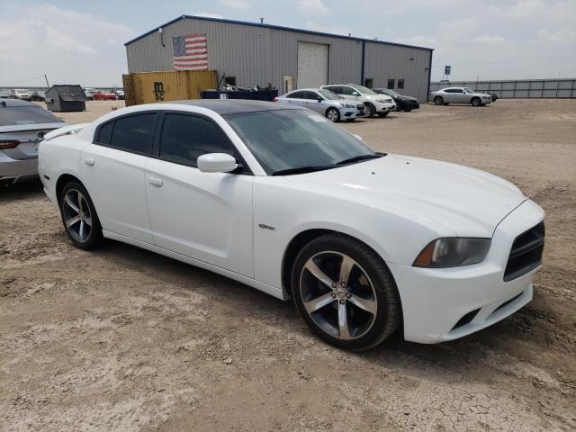 2C3CDXCT9EH280668 - 2014 DODGE CHARGER R/T WHITE photo 4