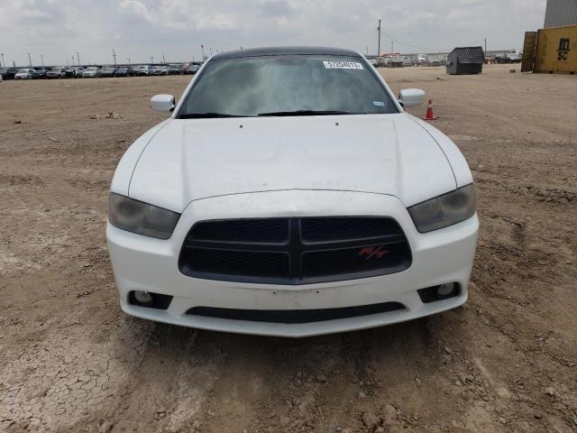 2C3CDXCT9EH280668 - 2014 DODGE CHARGER R/T WHITE photo 5