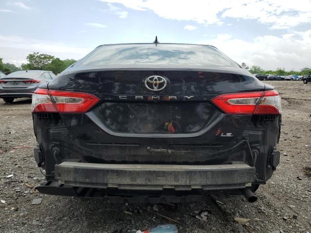 4T1B11HK9JU130043 - 2018 TOYOTA CAMRY L BLACK photo 6