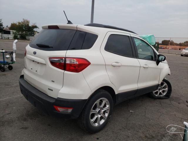 MAJ3P1TE6JC172660 - 2018 FORD ECOSPORT SE WHITE photo 3