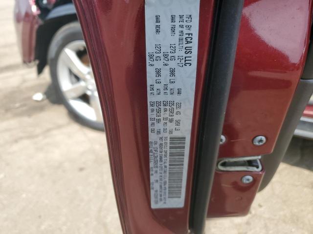 1C4PJLCBXJD620195 - 2018 JEEP CHEROKEE LATITUDE 栗色 照片 13