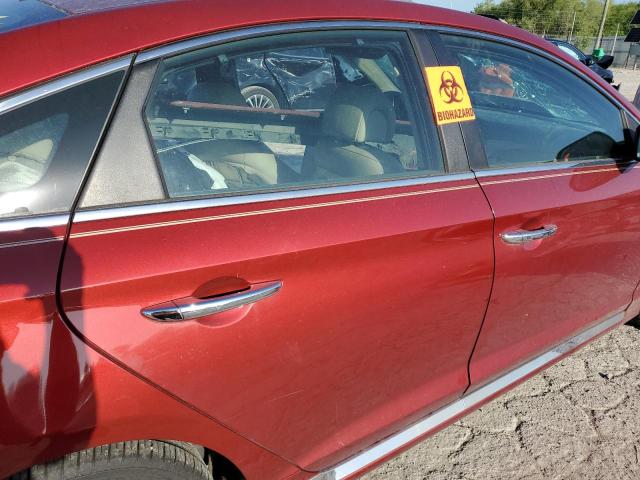 5NPE34AF1FH034645 - 2015 HYUNDAI SONATA SPORT RED photo 10