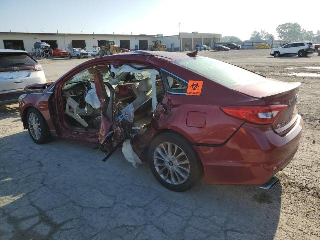 5NPE34AF1FH034645 - 2015 HYUNDAI SONATA SPORT RED photo 2