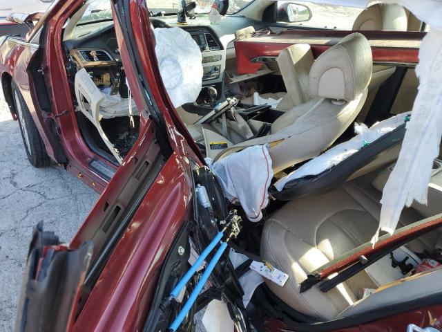 5NPE34AF1FH034645 - 2015 HYUNDAI SONATA SPORT RED photo 8