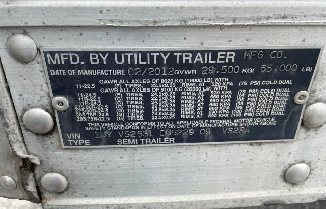 1UYVS2531DU522909 - 2013 UTILITY WHEEL/TOOL თეთრი ფოტო 10