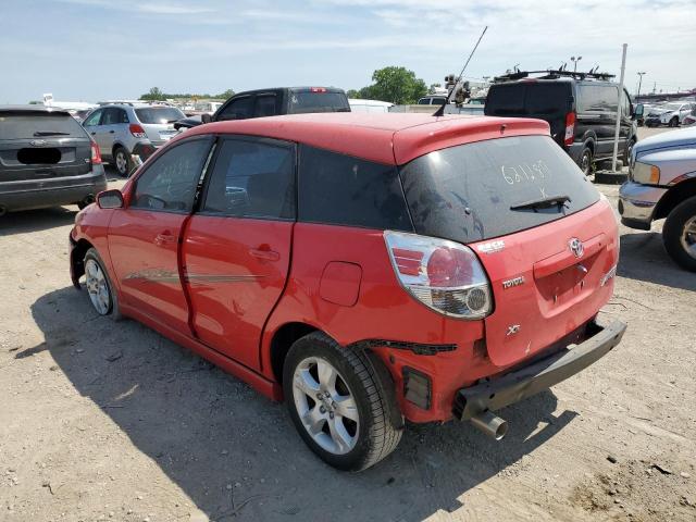 2T1KR32E36C621689 - 2006 TOYOTA COROLLA MA XR RED photo 2