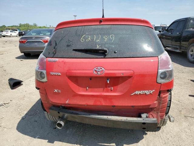 2T1KR32E36C621689 - 2006 TOYOTA COROLLA MA XR RED photo 6