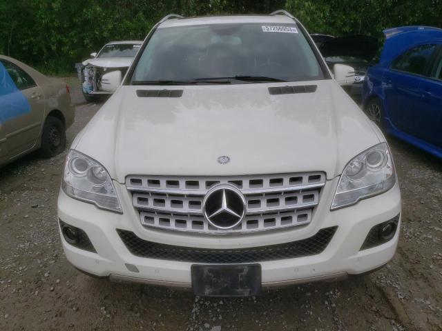 4JGBB8GB9BA756380 - 2011 MERCEDES-BENZ ML 350 4MATIC WHITE photo 5