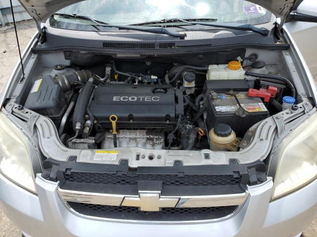 KL1TD5DE0BB239177 - 2011 CHEVROLET AVEO LS ვერცხლისფერი ფოტო 11