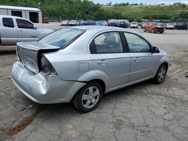 KL1TD5DE0BB239177 - 2011 CHEVROLET AVEO LS SILVER photo 3