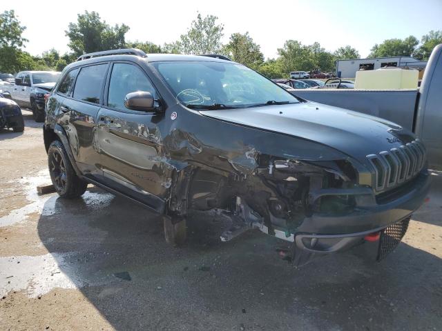 1C4PJMBS8FW757591 - 2015 JEEP CHEROKEE TRAILHAWK 绿色 照片 4