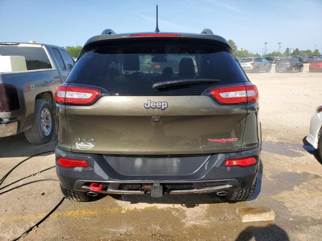 1C4PJMBS8FW757591 - 2015 JEEP CHEROKEE TRAILHAWK 绿色 照片 6